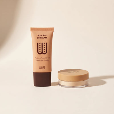 Duo Teint Parfait Wuré, packshot sur fond crème
