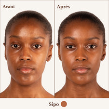 Avant / après BB Crème Nude Skin, teinte Sipo